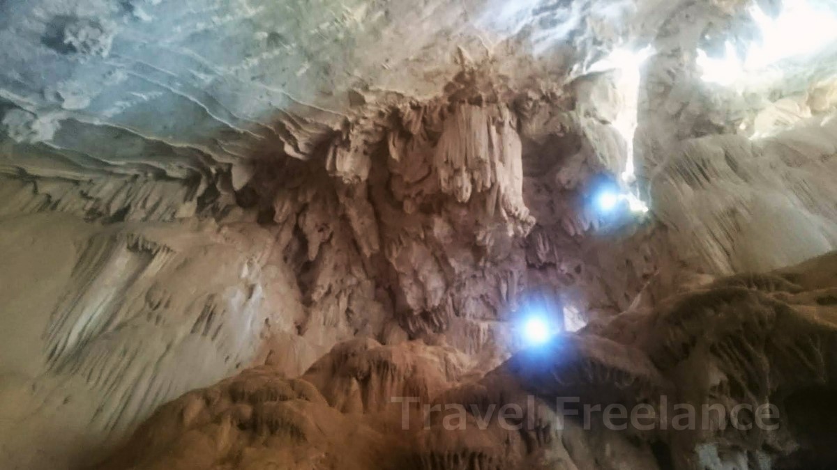 ヤテッピャン洞窟の鍾乳洞
